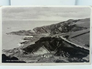 Vintage  Postcard Hikers Camping in Tents at Hele Bathing Cove Ilfracombe P1951