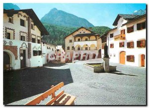 Postcard Modern Engiadina Scuol