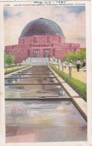 Illinois Chicago Adler Planetarium And Terrazzo Promenade 1941