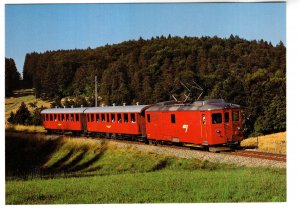 Baggage Motor Car, Chemins de fer du Jura, Northwestern Switzerland. 1983, Train