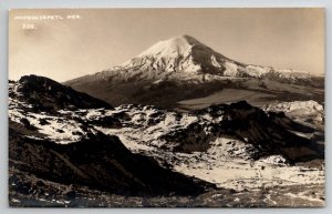 RPPC Popocatepetl Mexico c1940 Real Photo Postcard B46