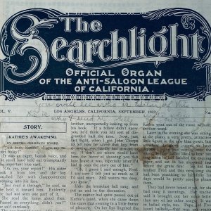 1902 The Searchlight - Official Organ of The Anti-Saloon League of California