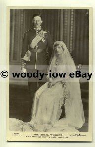 r0110 - Princess Mary on her Wedding Day , daughter of King George V - postcard