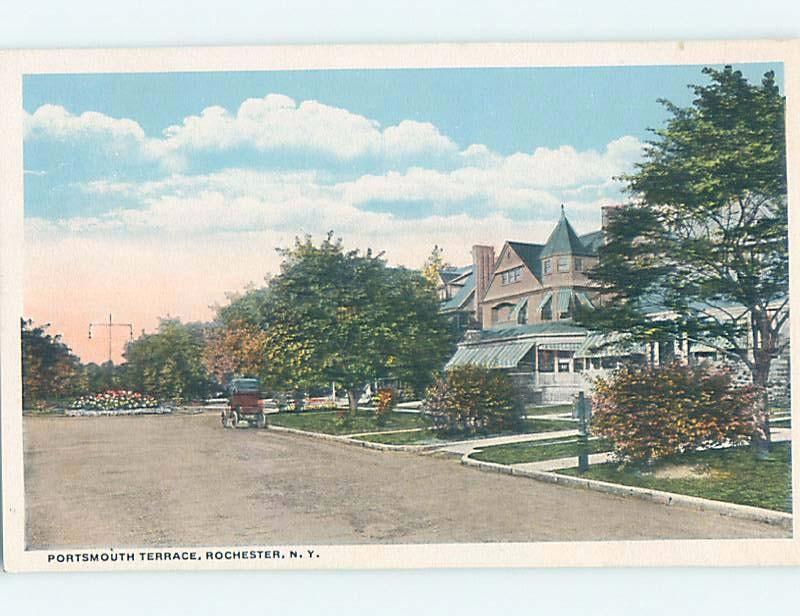 Unused W-Border STREET SCENE Rochester New York NY F0862