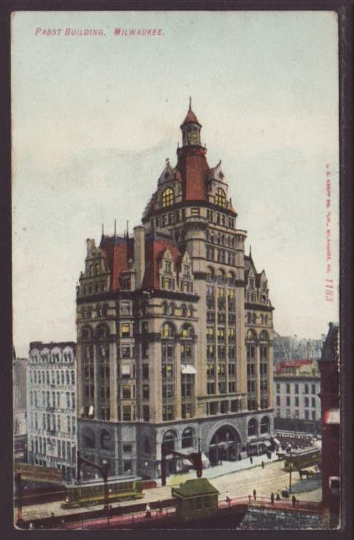 Pabst Building Milwaukee WI Postcard 4423