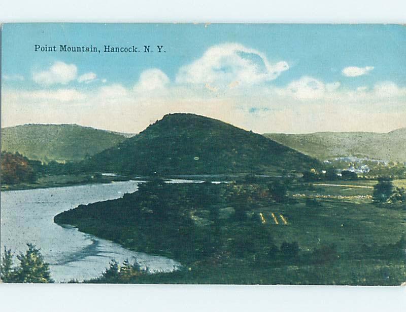 Divided-Back POSTCARD FROM Hancock New York NY HM7601