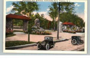 Trenton NJ Park Postcard