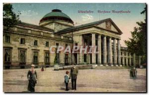 Old Postcard Wiesbaden Kurhaus Hauptfacade