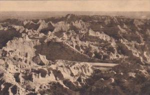 Castle Ruins Badlands Nat Monument South Dakota Albertype