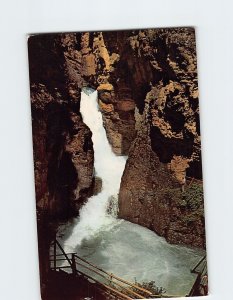 Postcard Johnsons Canyon Banff National Park Canada