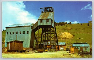 Cripple Creek District Colorado~El Paso Gold Mining Operation~1950s Postcard