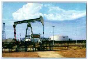 c1950's Petroleum Field Campo Petrolero Venezuela Vintage Unposted Postcard