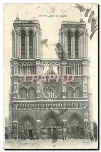 Old Postcard Notre Dame de Paris