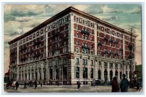 c1910 Royal Alexandra CPR Hotel Winnipeg Manitoba Canada Embossed Postcard