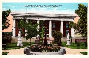 Texas Sherman Lois Thompson Hall Kidd-Key Conservatory North Texas College