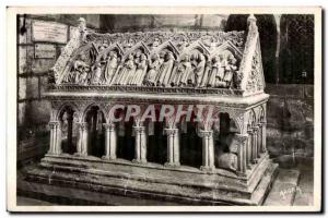 Old Postcard Obazine (Correze) Tomb of St Etienne (XIII Century)