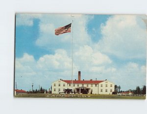 Postcard Post Headquarters Camp McCoy Wisconsin USA