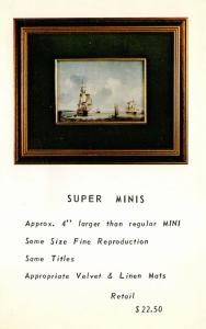 Bloomington Illinois 1960s Advertising Postcard Wonderlin Galleries Frames
