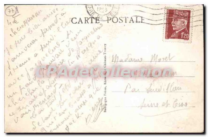 Postcard The Old Castle Noisiel