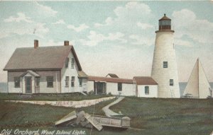 OLD ORCHARD, Maine, 1901-07; Wood Island LIGHTHOUSE