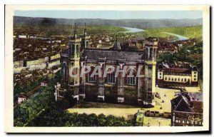 Postcard Old Lyon (Rhone) Fourviere conflunt General view of the Rhone and Saone