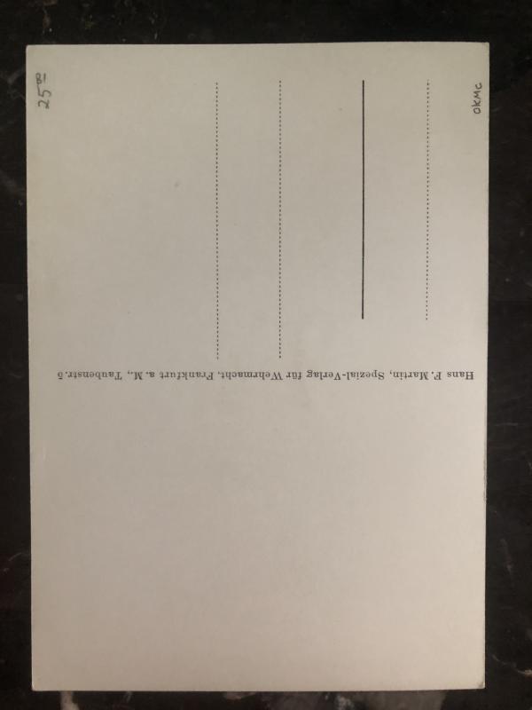 Mint Germany Patriotic RPPC Postcard Wehrmacht defence force Army