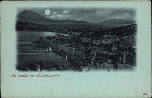 Saluto da Lussinpiccolo Mali Losinj c1900 Postcard