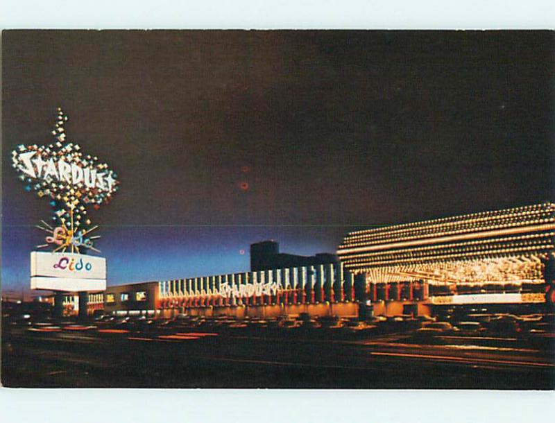 Unused Pre-1980 LIDO ON SIGN AT STARDUST CASINO HOTEL Las Vegas NV Q5266-13