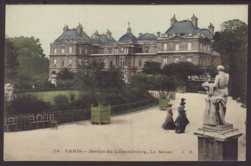 Jardin Du Luxembourg,Paris,France Postcard 