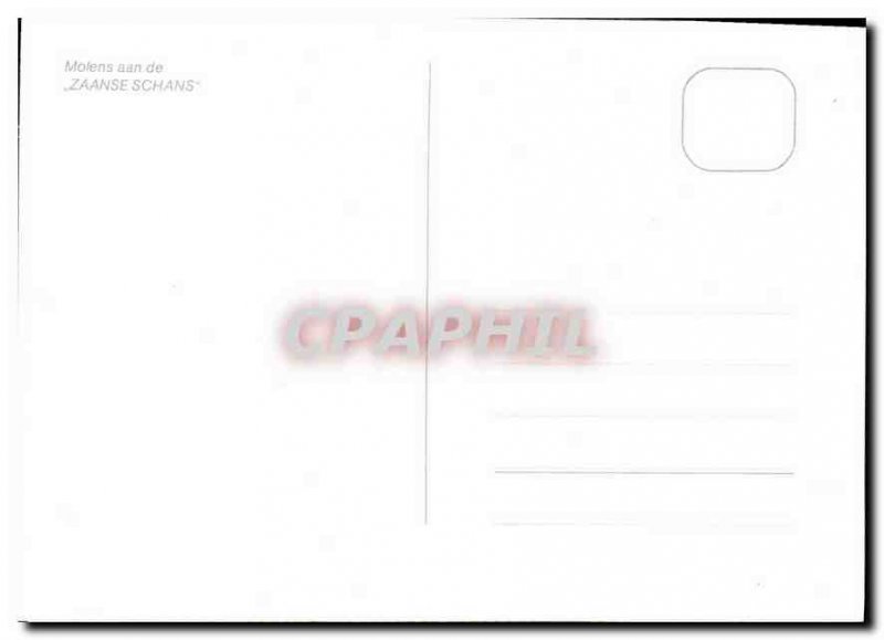 Postcard Modern Molens aan de Zaanse Schans