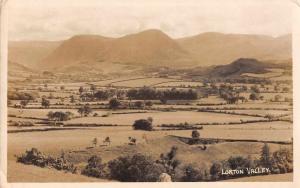 Lorton Village Cumbria England Birds Eye View Real Photo Antique Postcard J74931