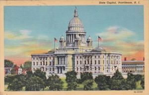 Rhode Island Providence State Capitol Building 1935 Curteich