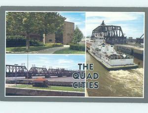 Pre-1980 QUAD CITIES Rock Island Illinois & Davenport IA H7632