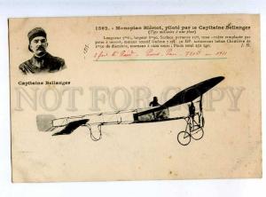 205285 FRANCE AVIATION Bleriot airplane pilot BELLANGER