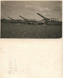 RAILWAY 320 mm GUNS REAL PHOTO POSTCARD VINTAGE RPPC