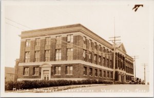 Woods Hole MA Marine Biological Laboratories MBL Massachusetts RPPC Postcard E80