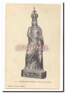 Sainte Anne d & # 39auray Old Postcard Statue of Saint Anne