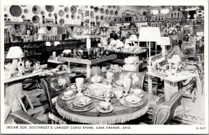 Postcard Indian Den Curio Store in Casa Grande, Arizona~137198