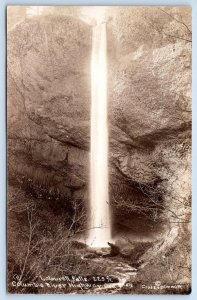 1920's RPPC CROSS & DIMMITT #415*LATOURELL FALLS*COLUMBIA RIVER HIGHWAY OREGON