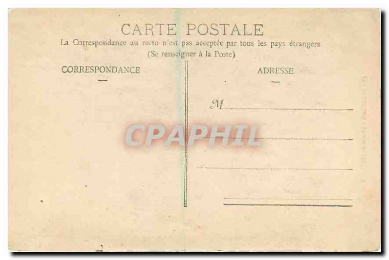 Old Postcard Besancon Statue Jouffroy