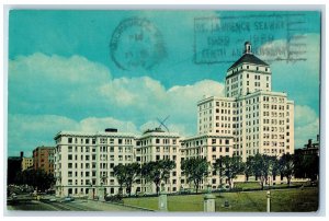 1969 Cudahy Tower Hotel Exterior Roadside Milwaukee Wisconsin WI Posted Postcard
