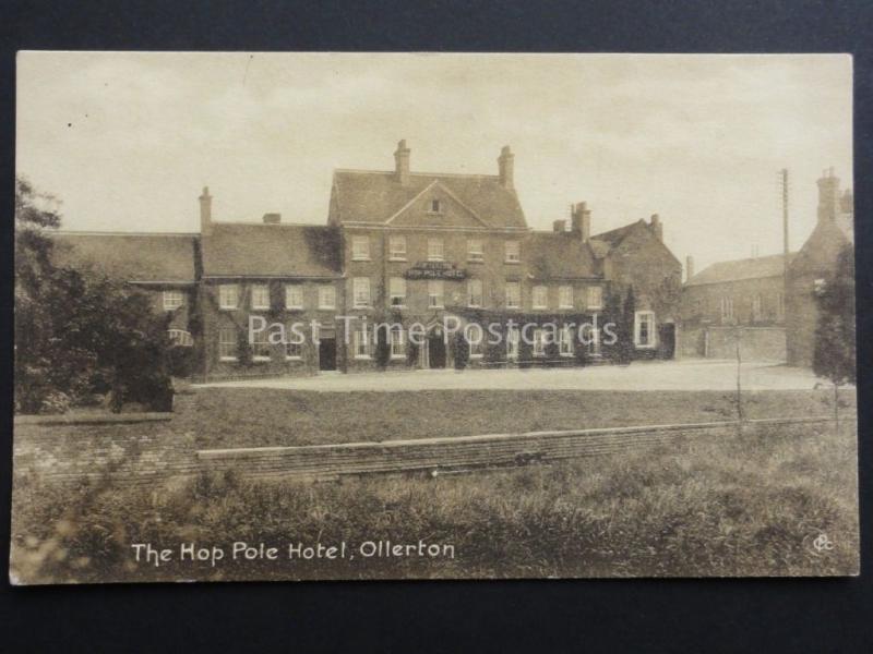 Nottingham: Ollerton, The Hop Pole Hotel - Old Postcard