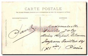 Old Postcard Aix Les Bains Lake Bourget and Dent du Chat Grand Harbor Boat