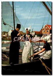 Old Postcard Netherlands Volendam Folklore Holladn