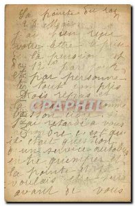 Old Postcard The Pointe du Raz Enter the Plogoft of the Devil's Chimney