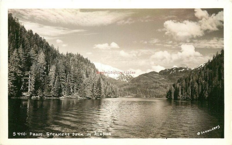 AK, Juneau, Alaska, Steamers Deck, Schalleres No. S 4440, RPPC