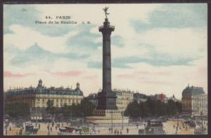 Bastille,Paris,France Postcard 