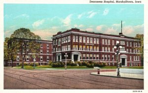 Vintage Postcard 1920's Deaconess Hospital Marshalltown Iowa