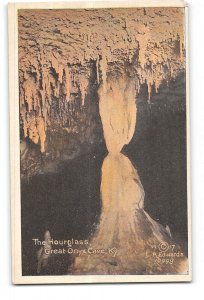 Mammoth Cave Kentucky KY Postcard 1919 Great Onyx Cave The Hourglass