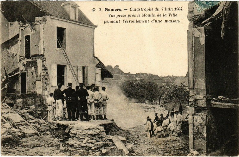 CPA MAMERS - Catastrophe du 7 juin 1904 - Vue prise (112282)